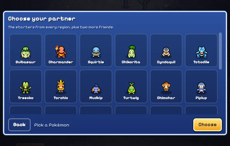 Pokemon Survivor gameplay screenshot for field note 2